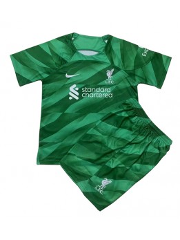 Liverpool Golmanski Dječji Rezervni Dres kompleti 2023-24 Kratak Rukavima (+ kratke hlače)